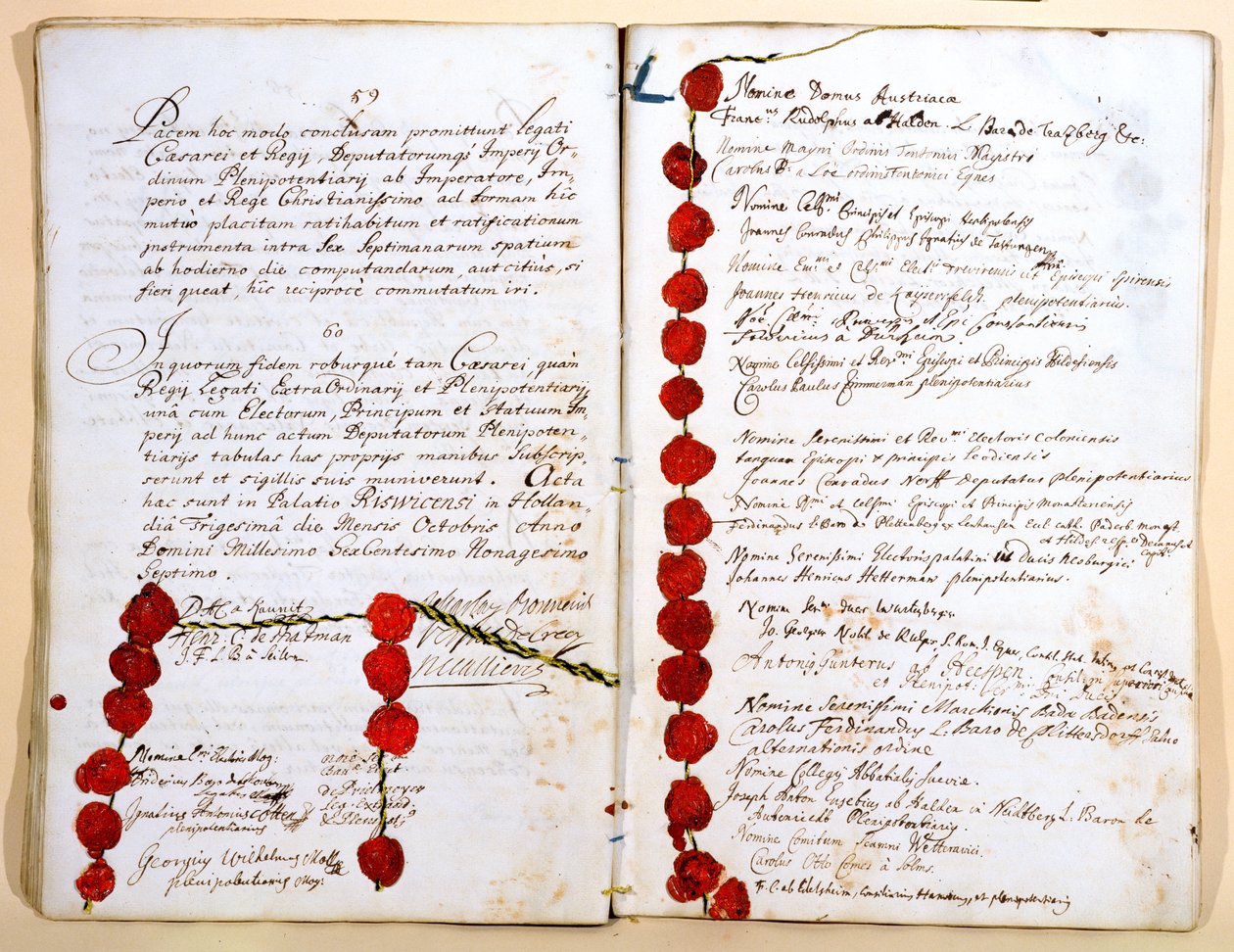 A Ryswicki Szerződés, 1697. október 30 alkotó: French School