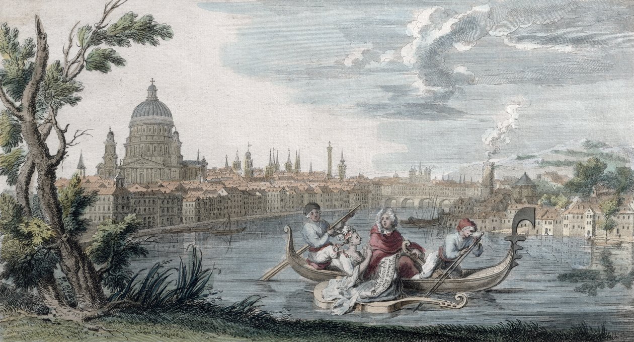 A modern ízlés diadala, Signora Faustina Bordoninak (1693-1781) ajánlotta, Venerys metszete, 1727 körül alkotó: French School