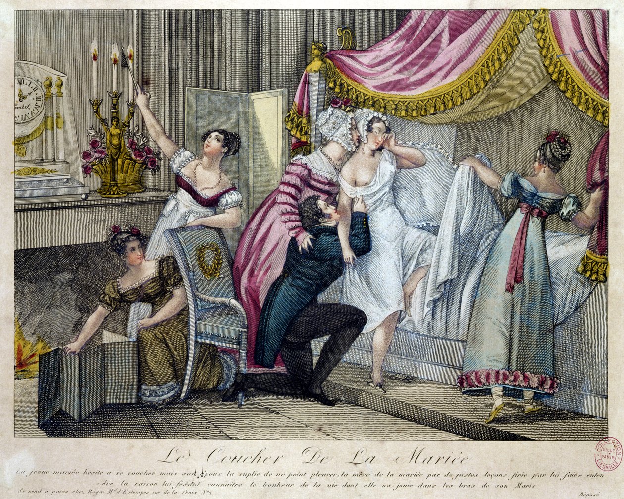 A nászéjszaka, 1820 körül alkotó: French School