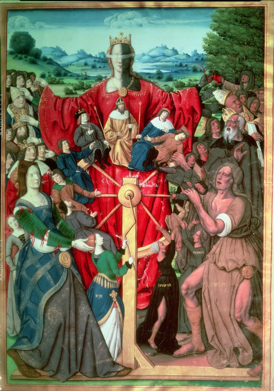 A szerencsekerék, 1503 alkotó: French School