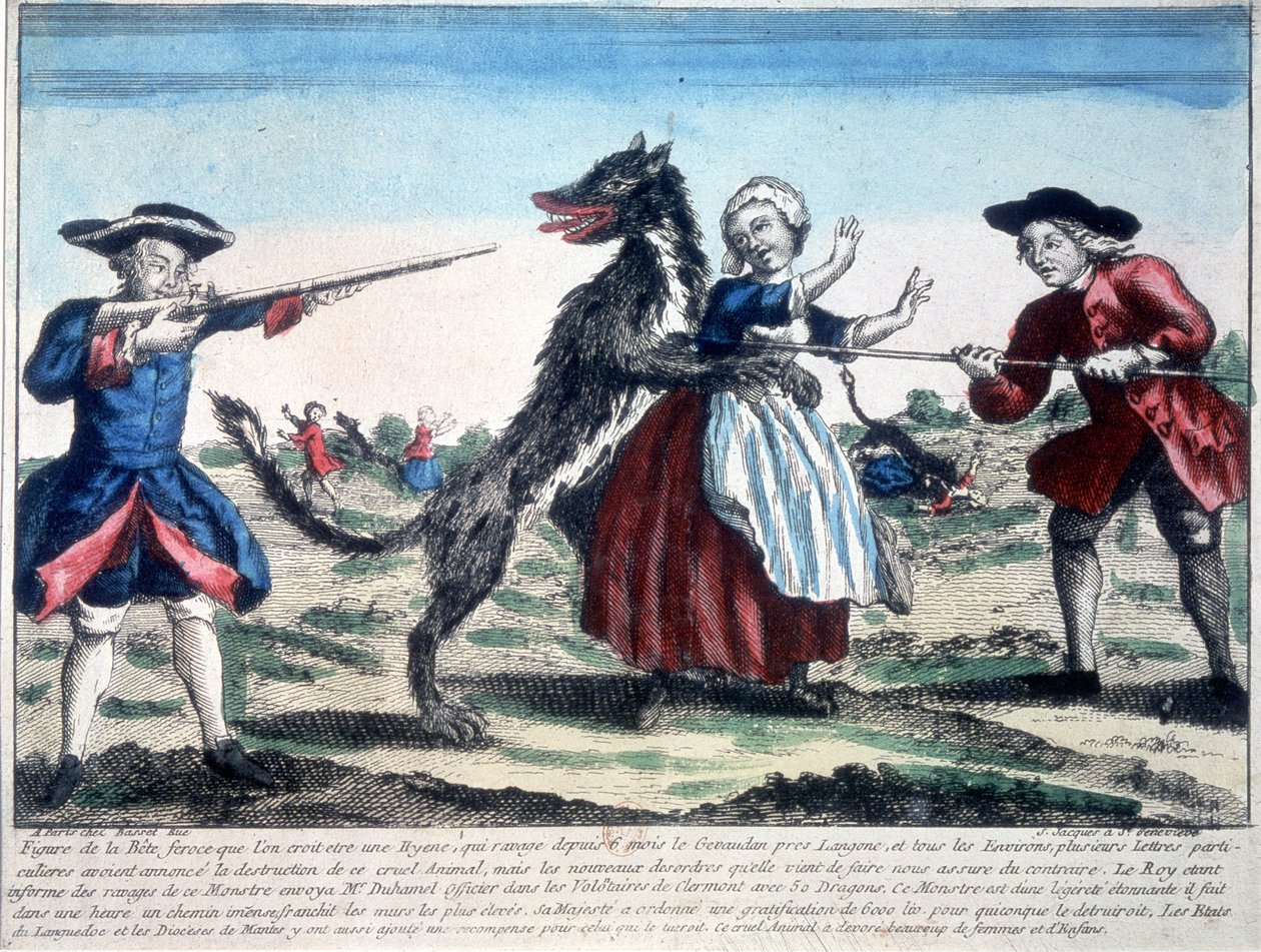 A Gevaudan vadállatát katonák ölték meg alkotó: French School