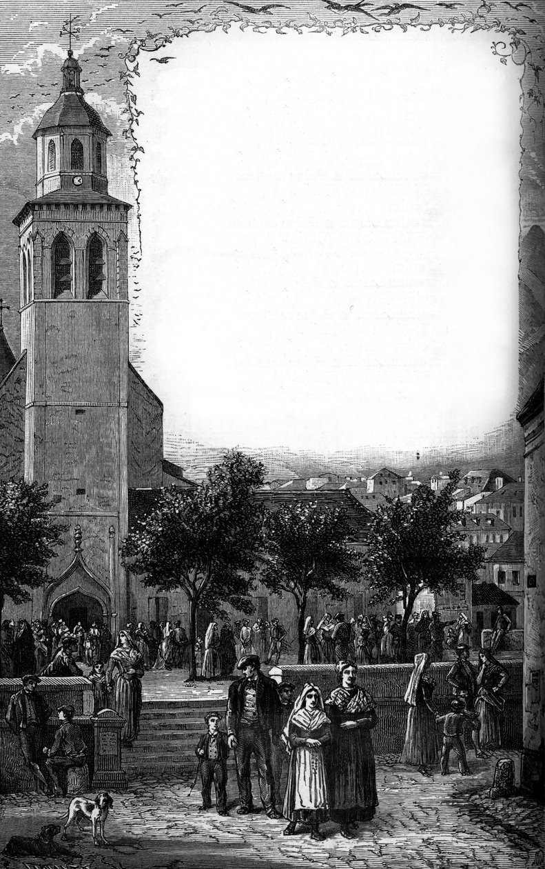 Bernadette Soubirous (1844-1879) családja Lourdes-ban, Hautes Pyrenees (65) alkotó: French School