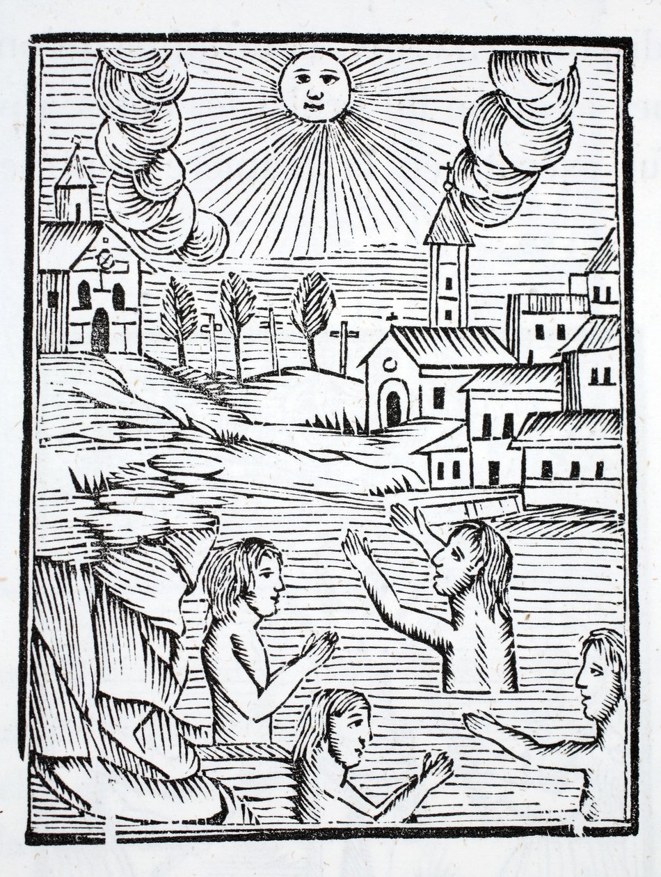 A Bourgogne-i Alise gyógyvizét, Saint Reine halálának helyét betegek látogatják alkotó: French School