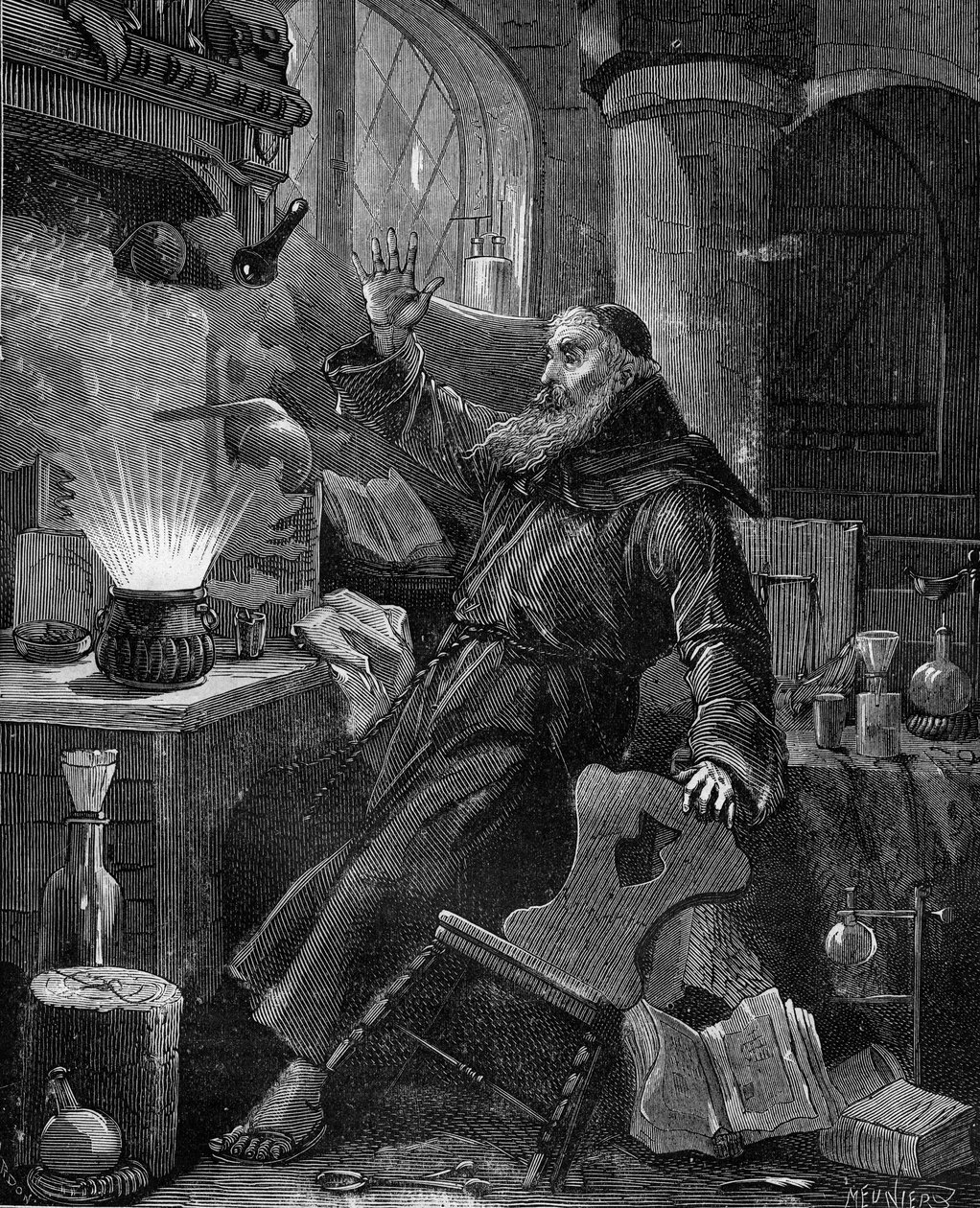 Berthold Schwarz por találmánya a 14. században. alkotó: French School