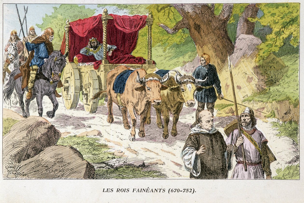 A lusta királyok (670 - 752). alkotó: French School