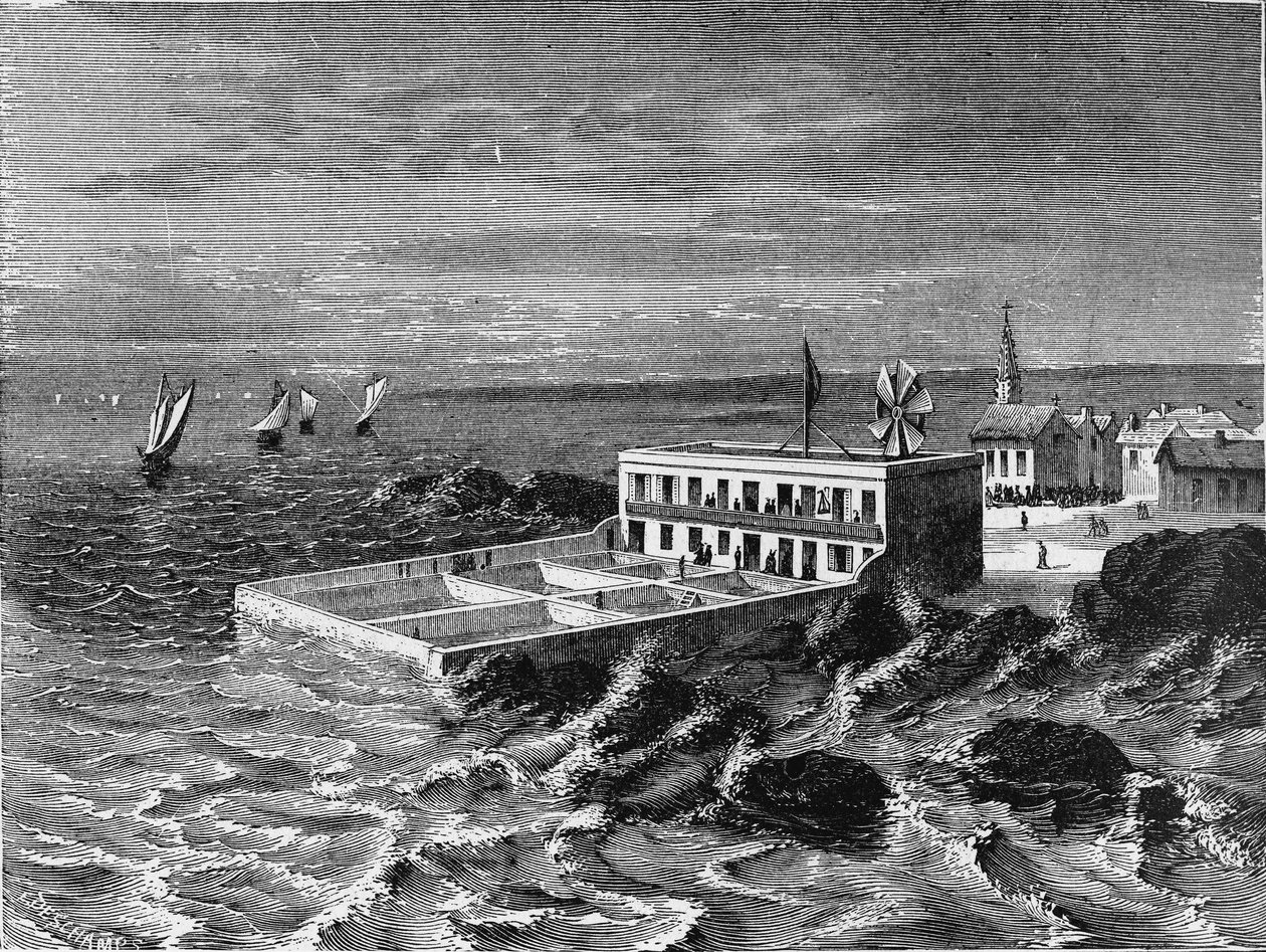 Concarneau oceanográfiai laboratóriuma. A „tudomány albumában”, Editions Jouvet alkotó: French School