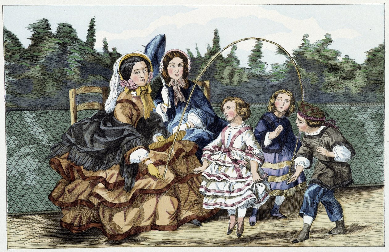 A kötélugrás alkotó: French School