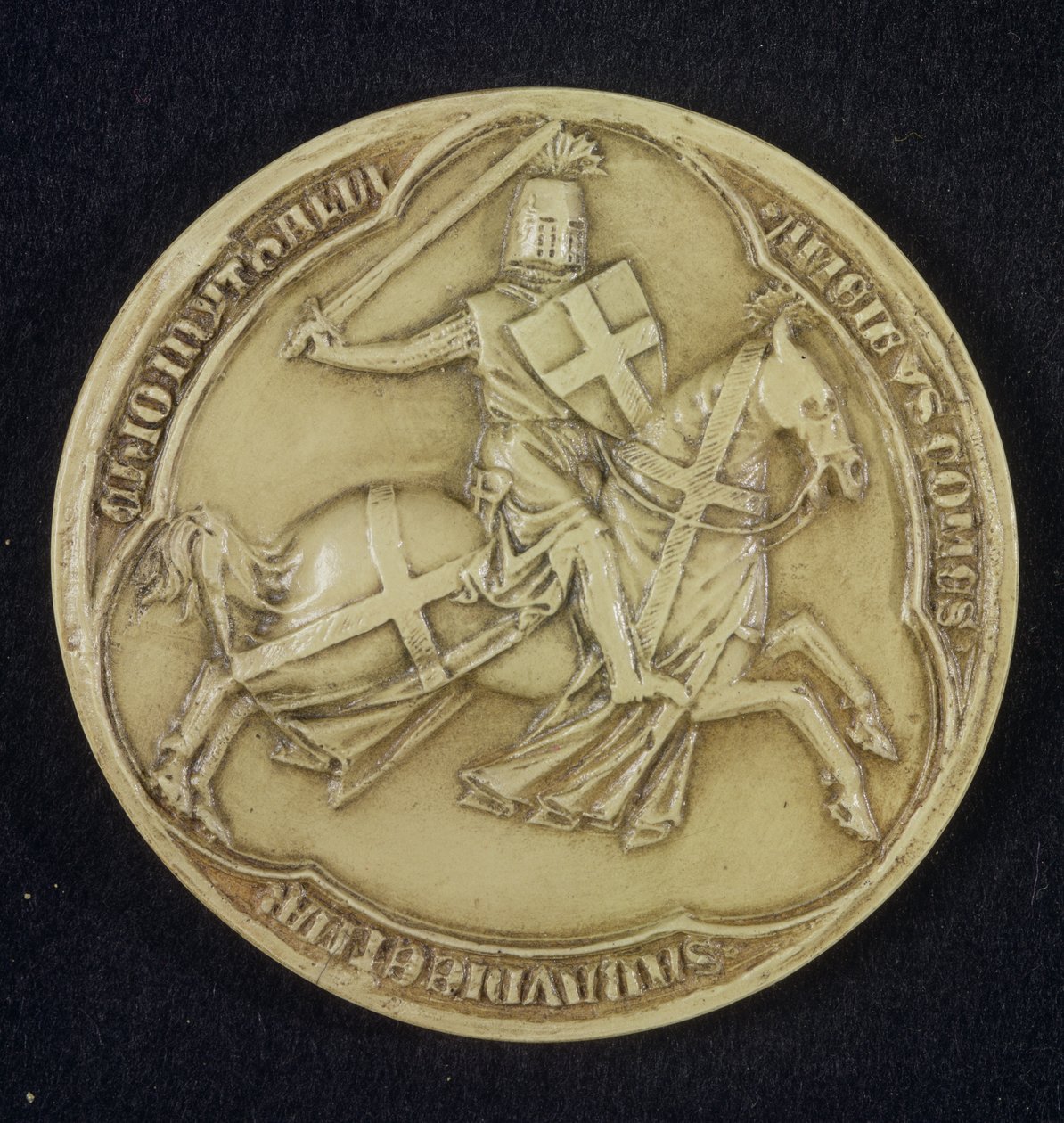 V. Amadeo (kb.1252-1323) Savoyai gróf pecsétje, 1303 (viasz) alkotó: French School