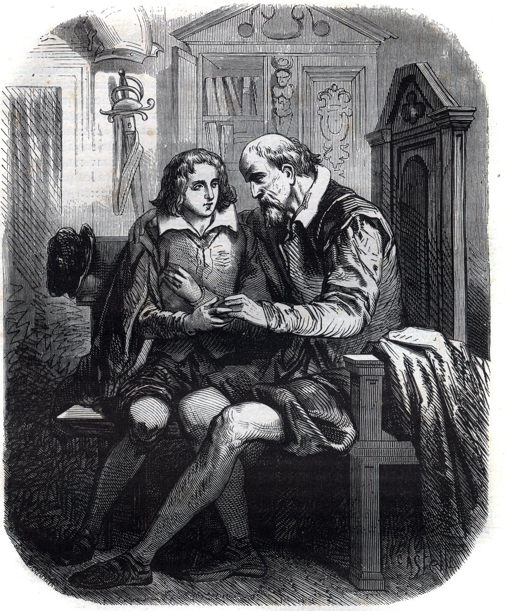 Pius pápa bűnei (Enea Silvio Piccolomini, Aeneas Sylvius alkotó: French School
