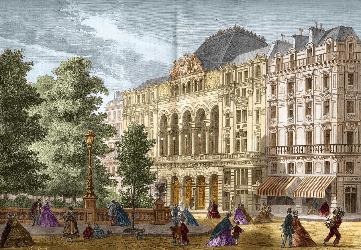 A gaite színháza Párizsban 1862-ben. alkotó: French School