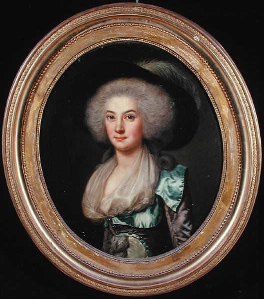 Louis Charles Joseph de Vergennes felesége (olaj, vászon) alkotó: French School