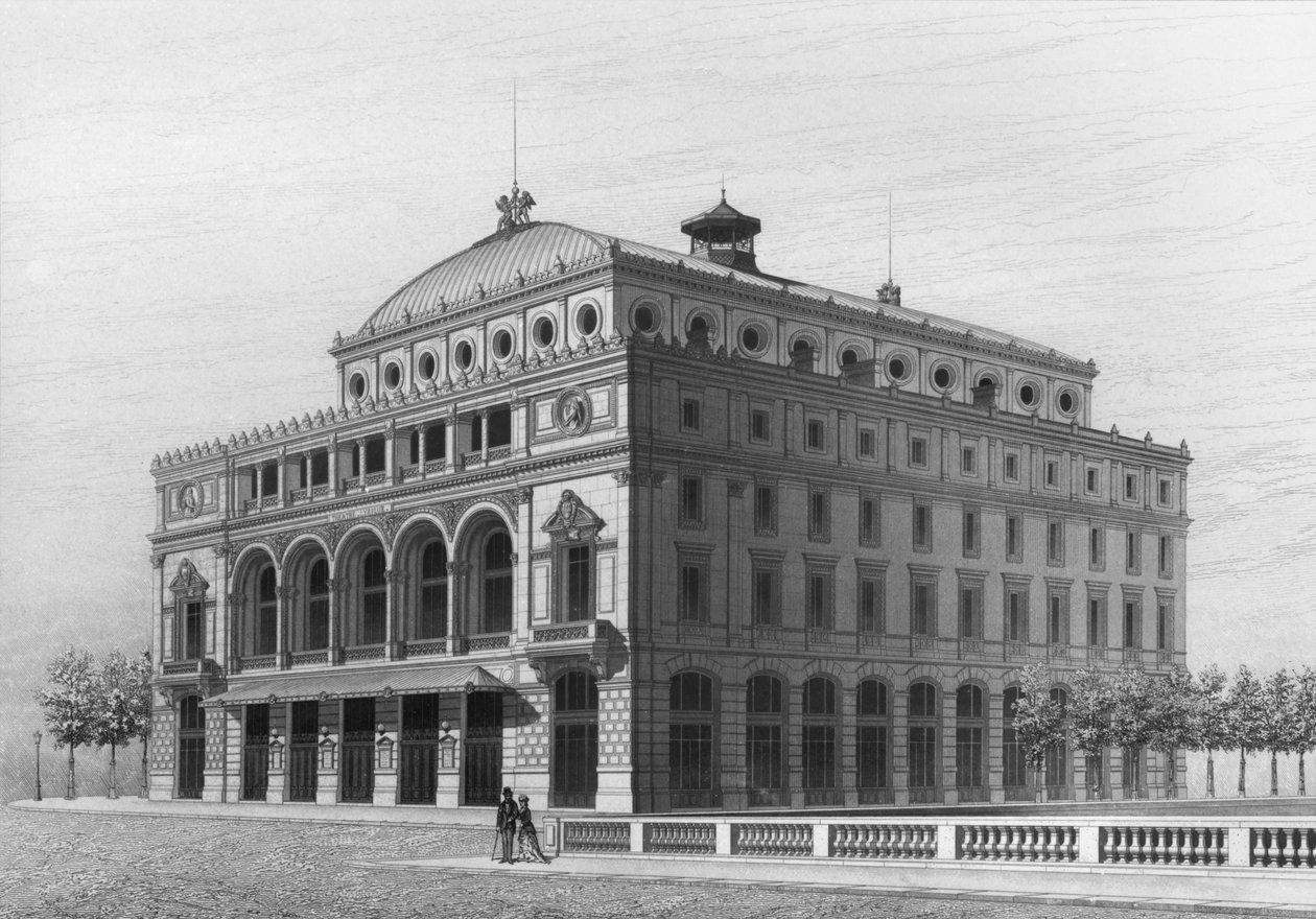 Theatre Lyrique, ma Theater de la Ville, Place du Chatelet, Párizs alkotó: French School