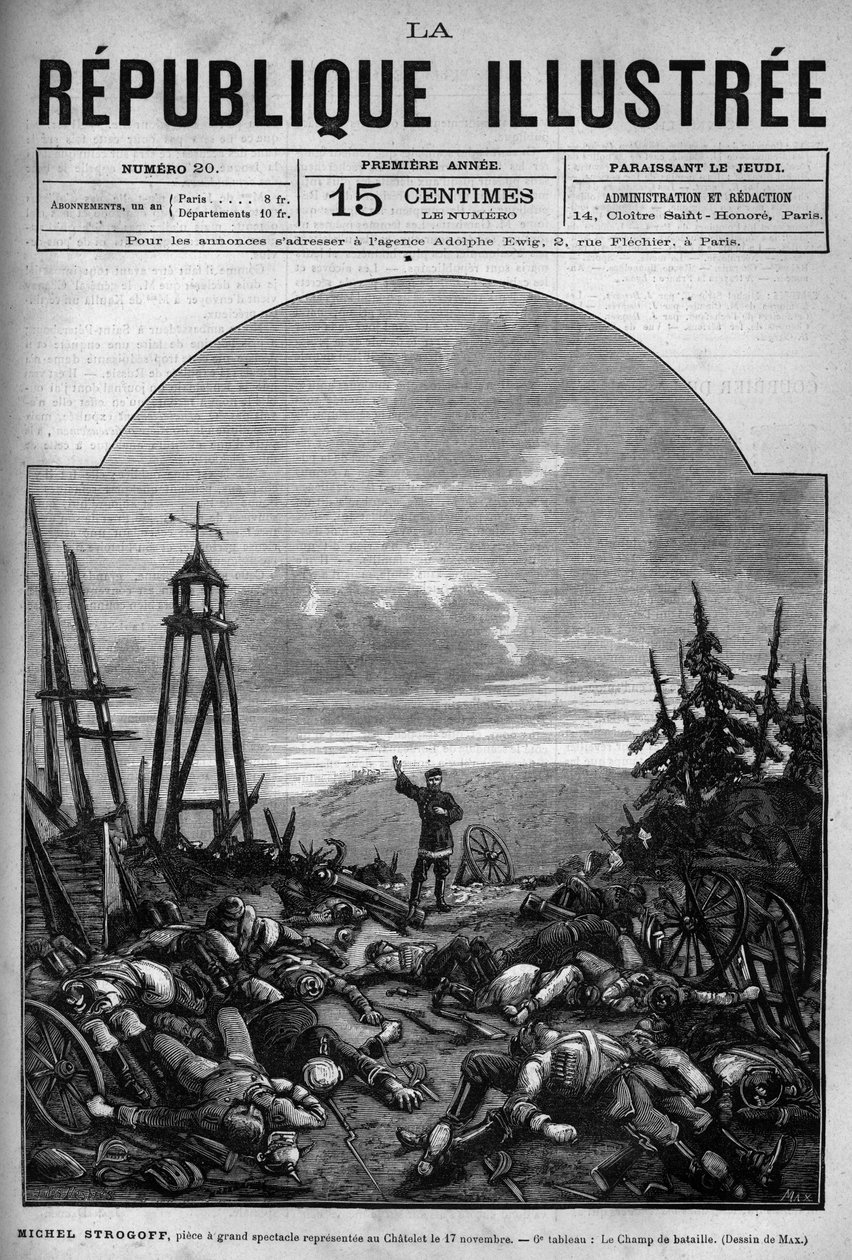 Színházi ábrázolás: Jules Verne (1828-1905) és Adolphe d