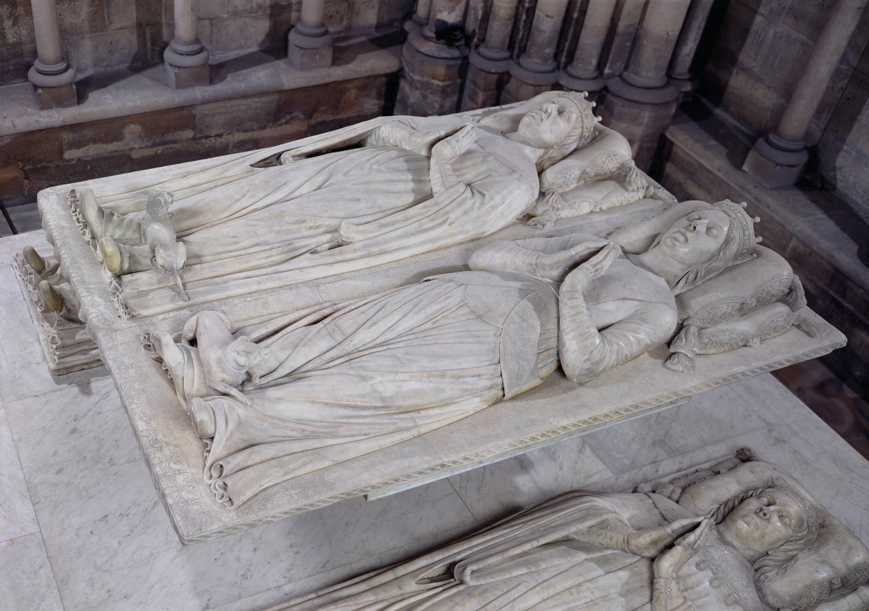 Louis de France († 1407) sírja Orléans hercege és felesége, Valentin Visconti († 1408) milánói hercegnő, 1502–1515 alkotó: French School