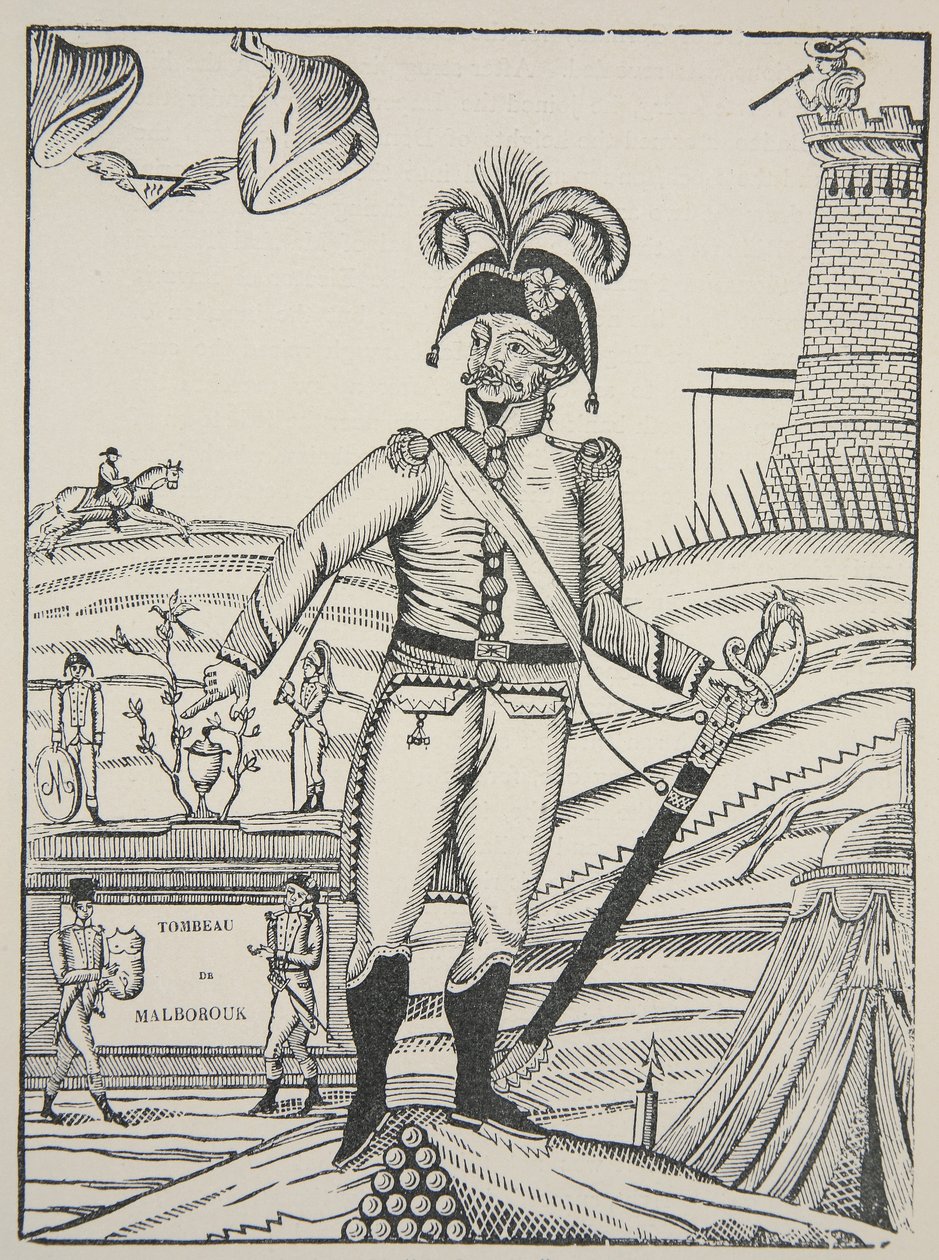 Malborouk sírja, 1722 körül alkotó: French School