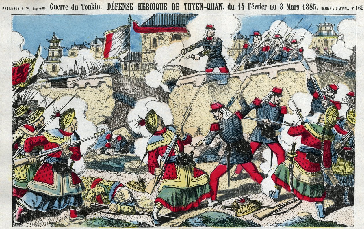 Tonkin háború: a vietnami Tuyen Quan (Tuyen-Quan) védelme február 14-től március 3-ig alkotó: French School