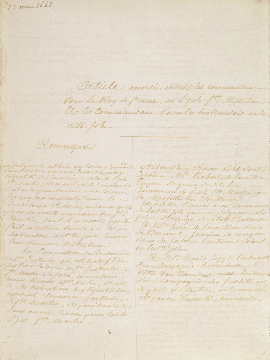 Concordiai szerződés, 1648. március 23 alkotó: French School