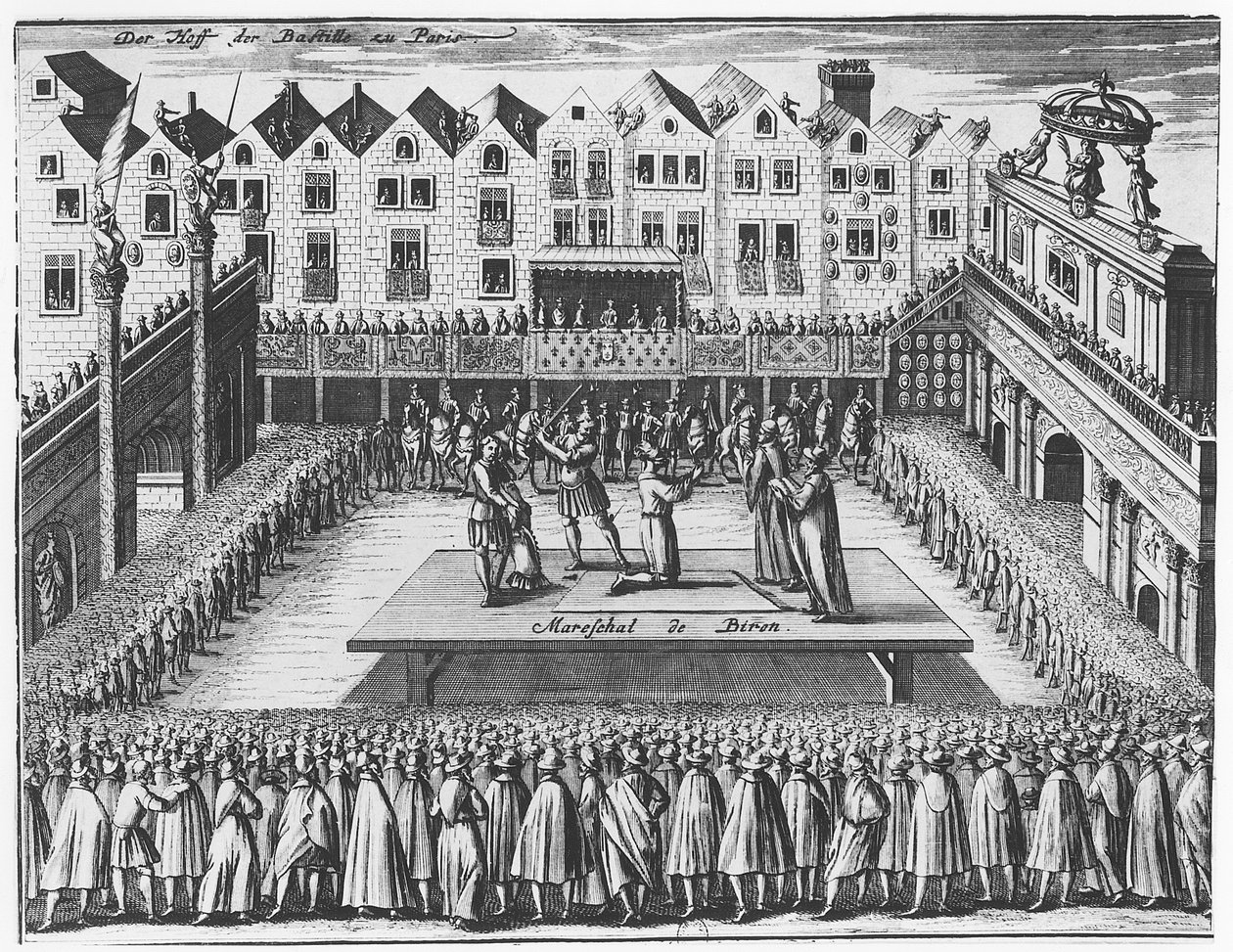 Charles de Gontaut, Biron herceg tárgyalása és kivégzése alkotó: French School