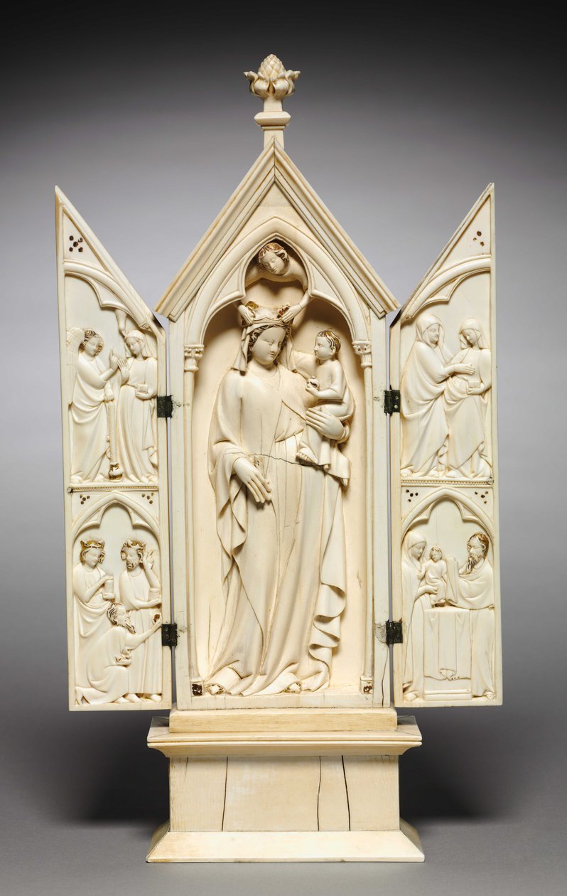 Triptichon: A Szűz élete, 1325-1350 körül alkotó: French School