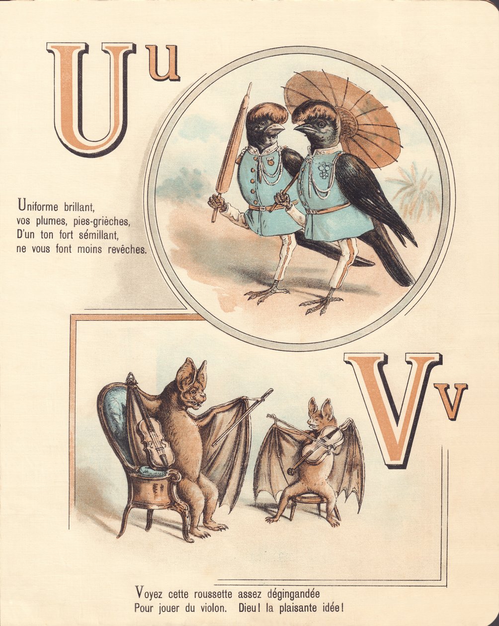 U V: Urubu, egyenruha, vámpír, hegedű alkotó: French School