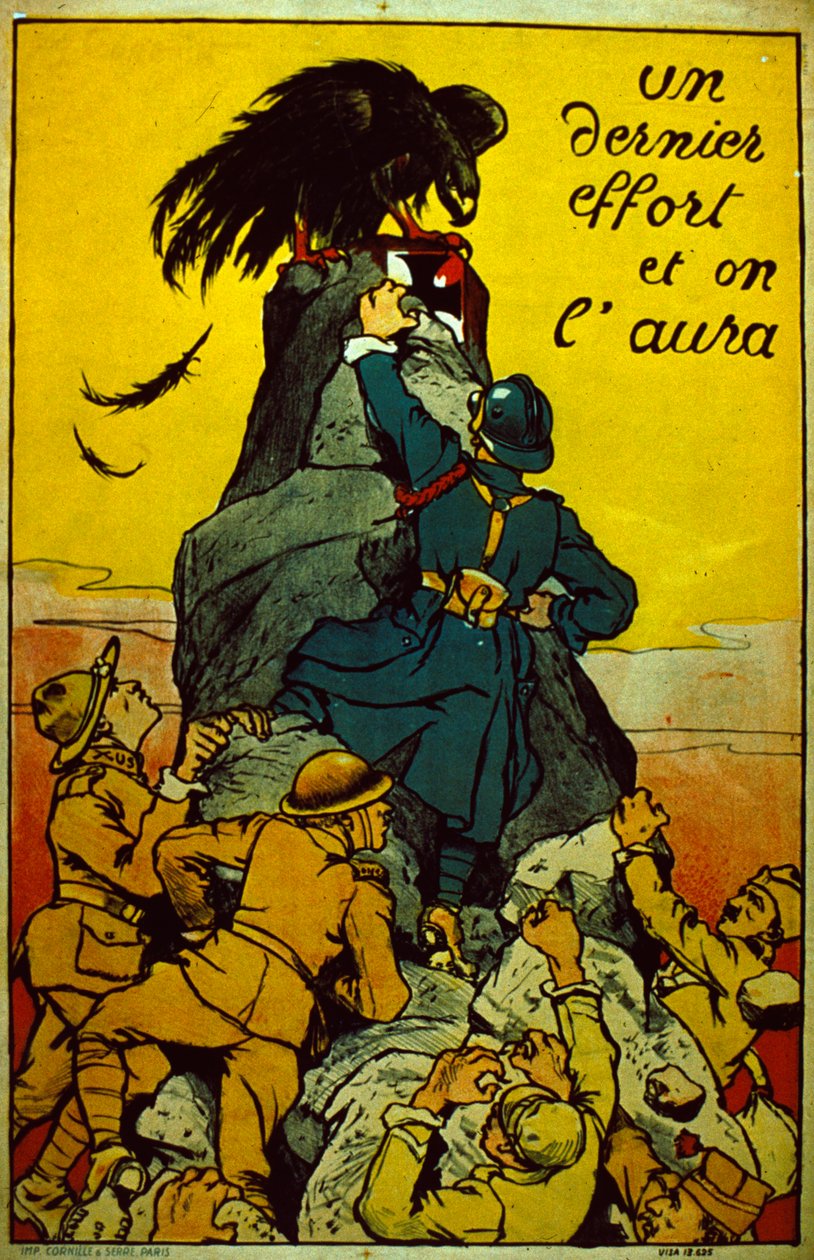 Még egy utolsó erőfeszítés, és meglesz (színes litográfia) alkotó: French School