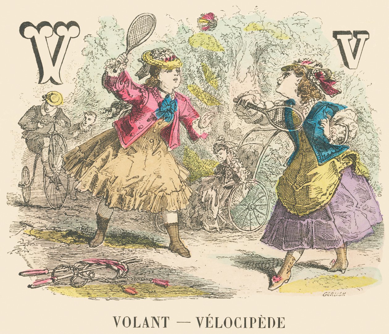V: Kormánykerék – Velocipede alkotó: French School
