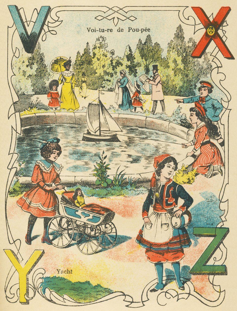 V X Y Z: Babakocsi, jacht alkotó: French School