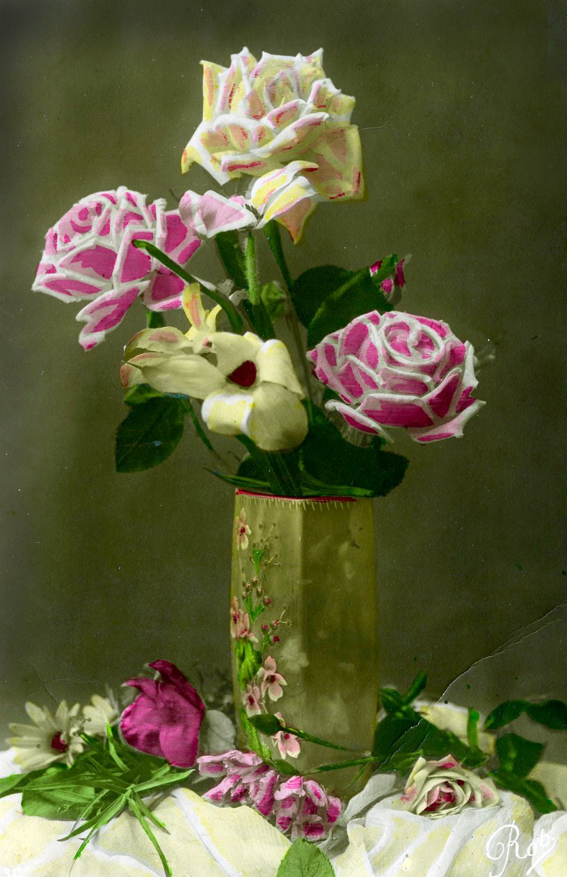 Roses of Roses 1898 körül (kézzel színezett fotó) alkotó: French School