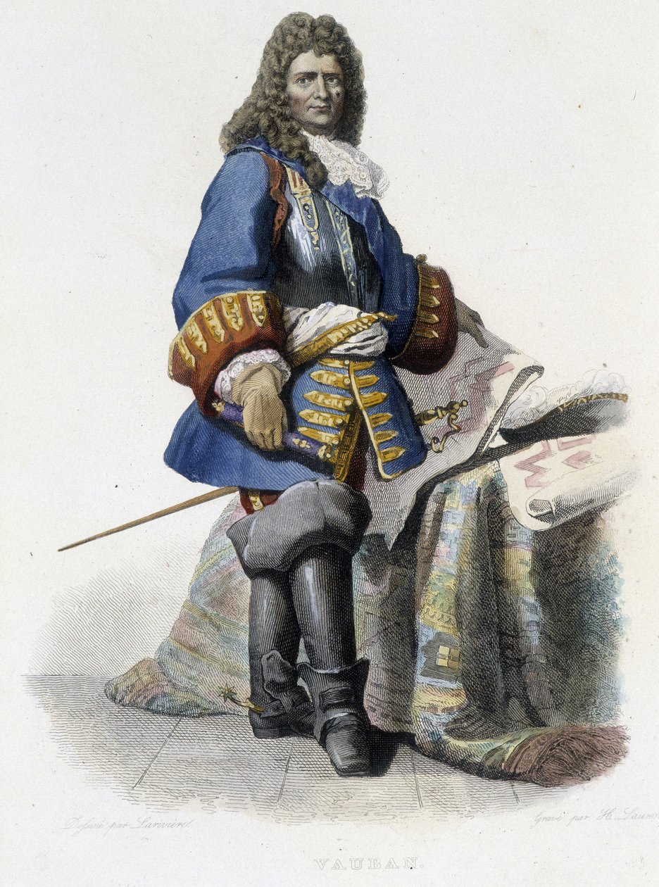 Vauban - in "" Le Plutarque Français "", szerk. Mennechet alkotó: French School