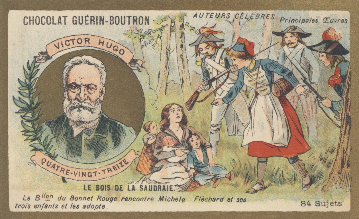 Victor Hugo (1802-1885) francia költő, drámaíró, író és regényíró, a „kilencvenhárom” regény szerzője (1874) alkotó: French School