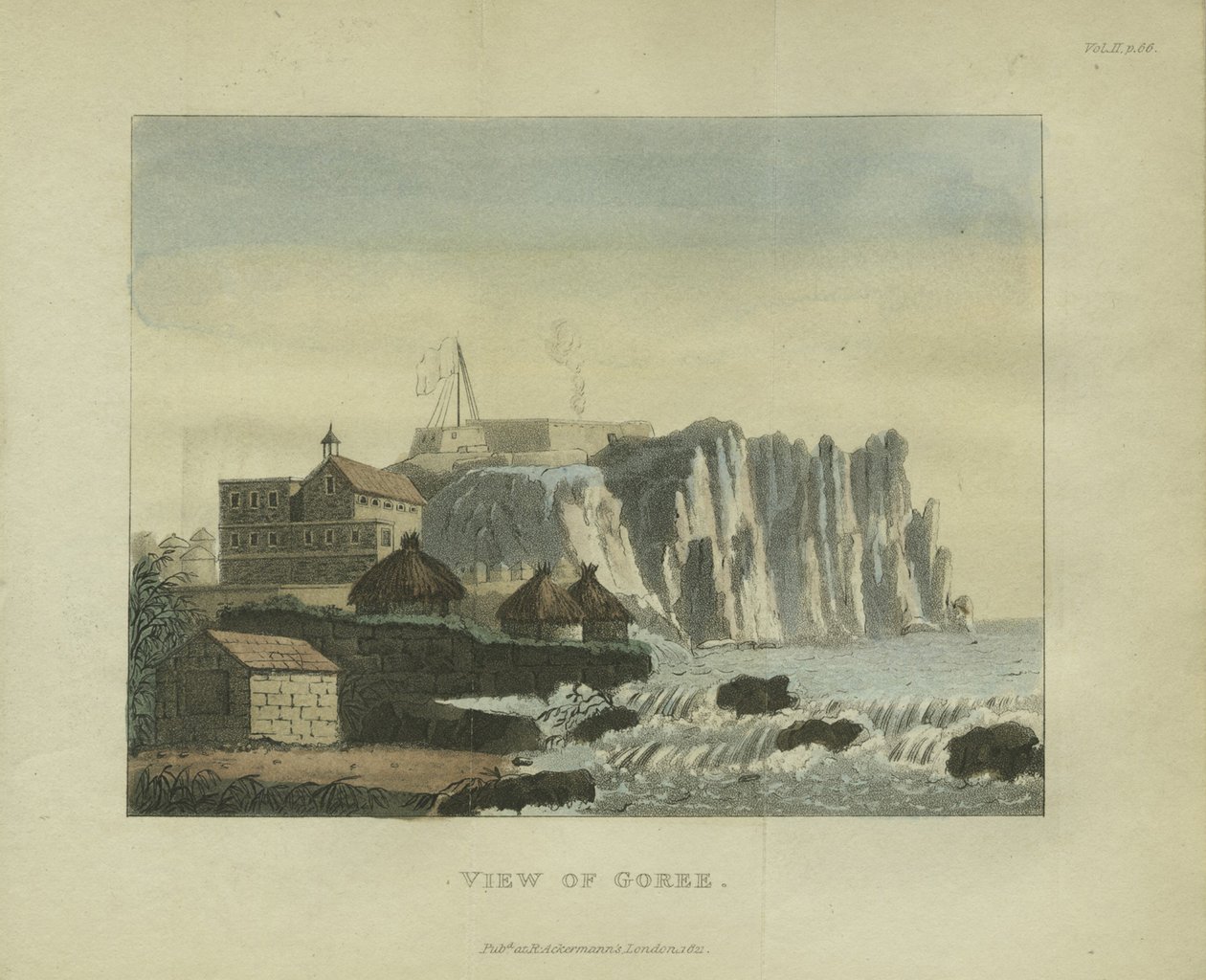 Goree kilátása, 1821 alkotó: French School