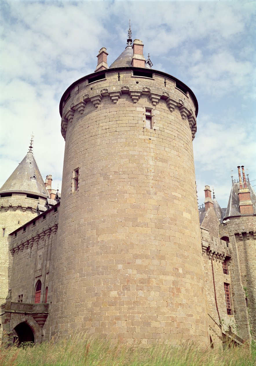 Kilátás a kastély tornyára, 14-15. század alkotó: French School