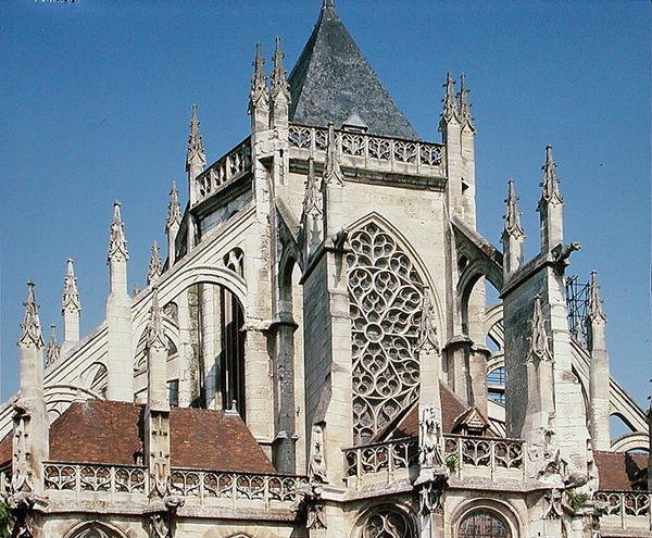 A repülő támpillérek látványa alkotó: French School
