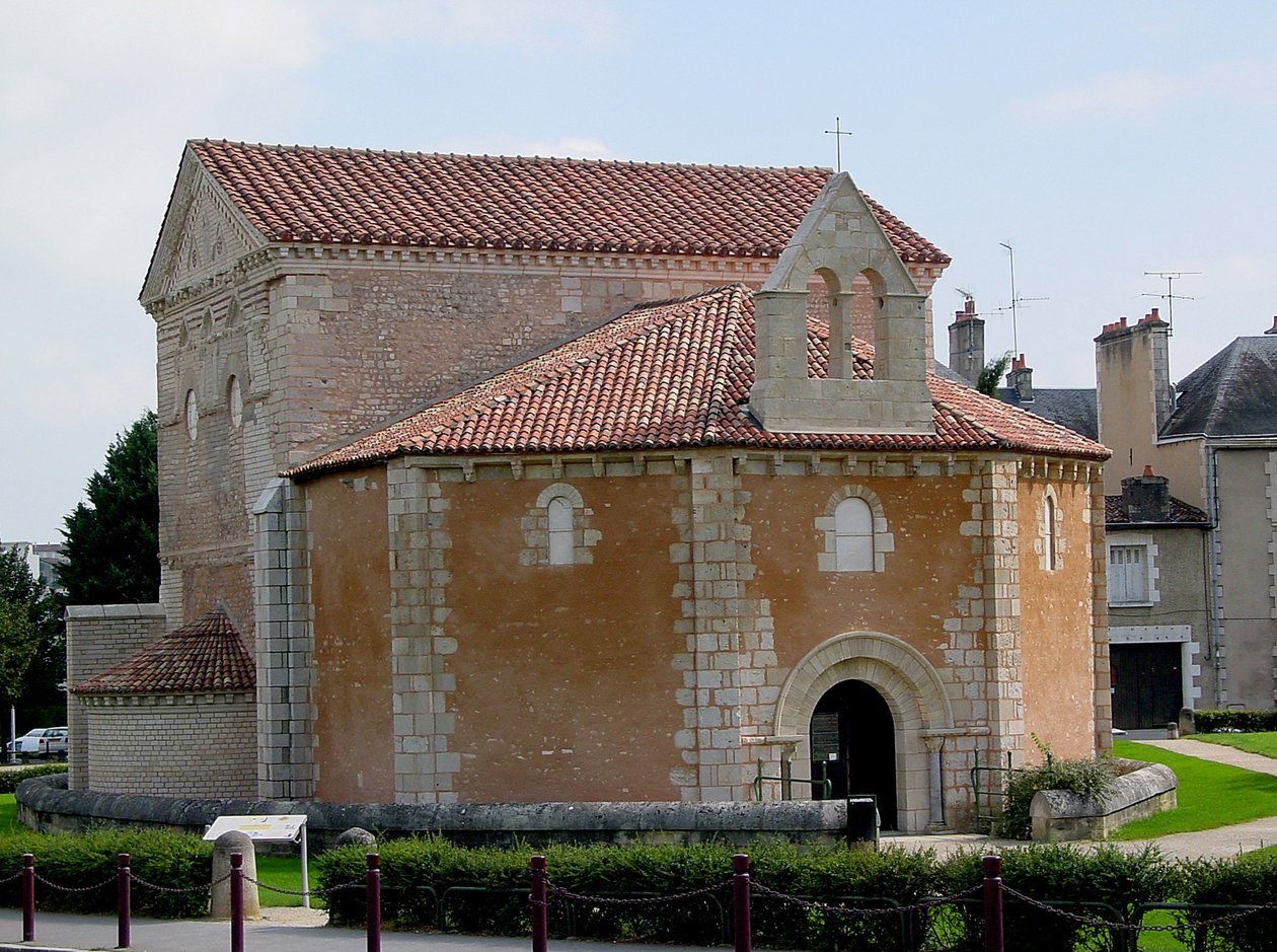 Kilátás a Szent Jean keresztelőkápolnára alkotó: French School