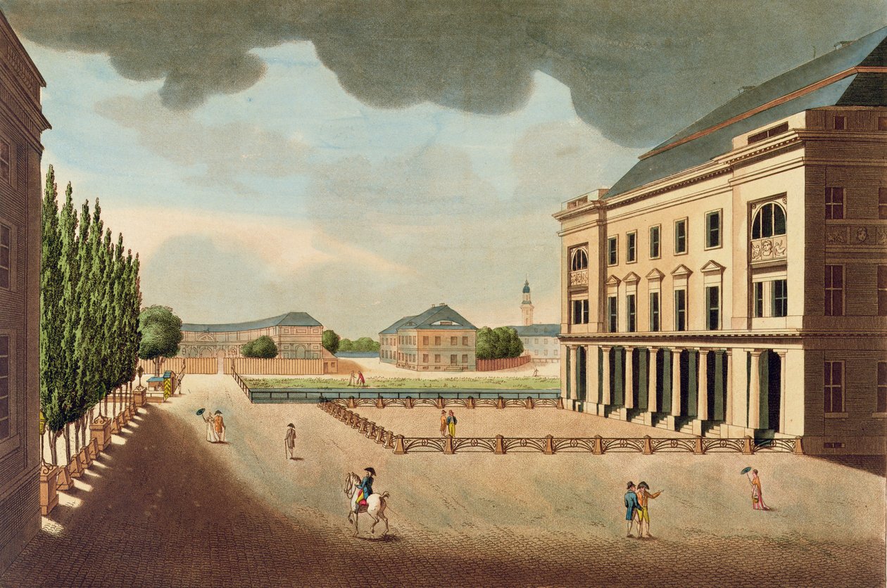 Kilátás a berlini tőzsdére, 19. század eleje alkotó: French School