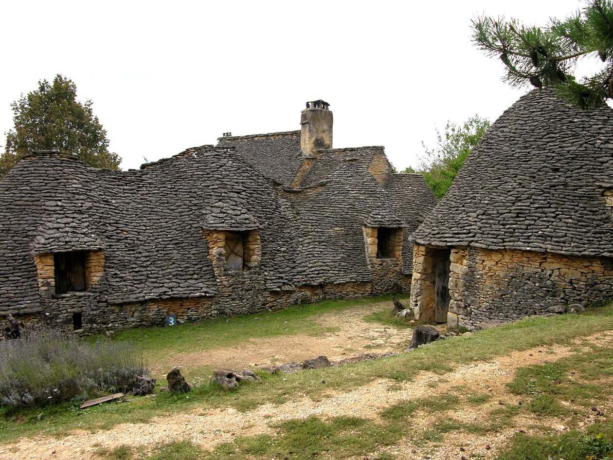 Kilátás a Cabanes de Breuilre alkotó: French School