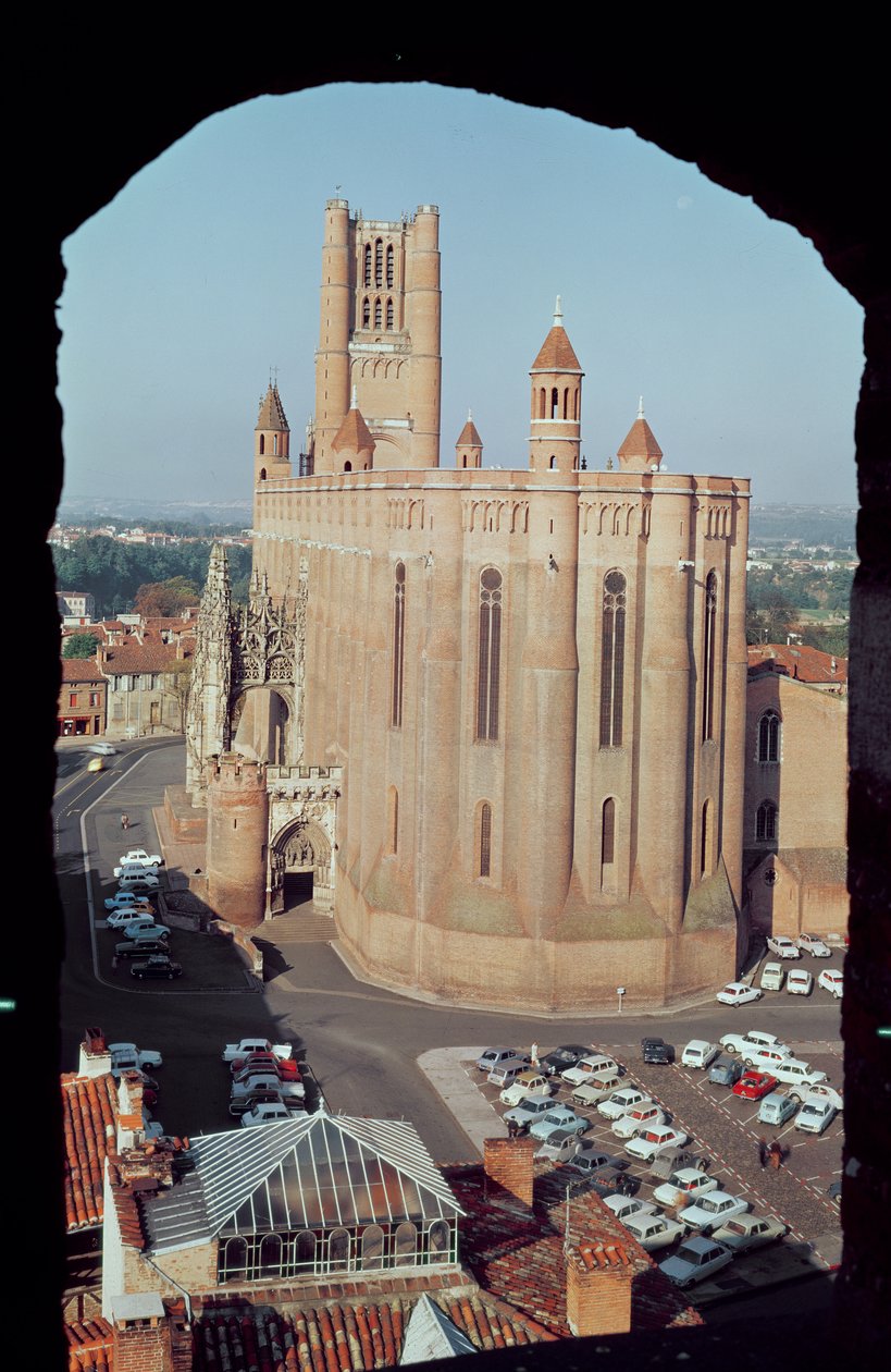 Kilátás a Sainte-Cecile-székesegyházra, 1277-1392 alkotó: French School