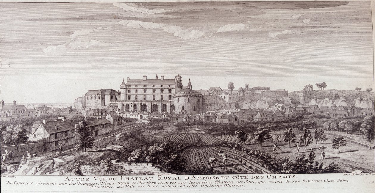 Kilátás a Chateau Royal d