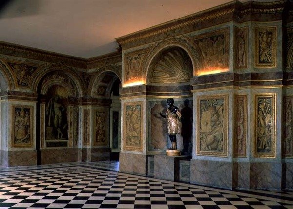 Kilátás a Salle des Hocquetons-ra (Íjászok szobája) (fotó) alkotó: French School