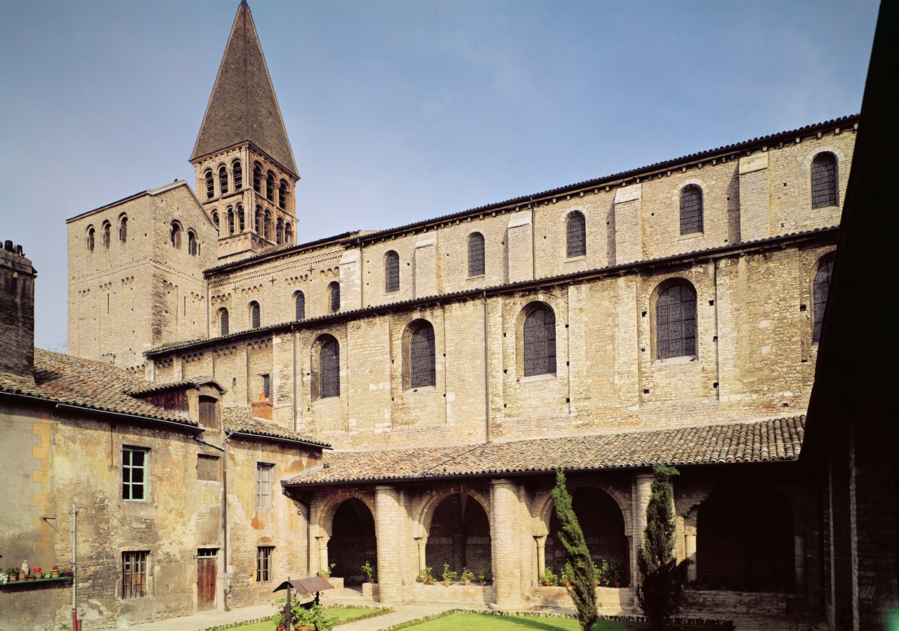 Kilátás a Szent Ardain kolostorra, 10-11. század alkotó: French School