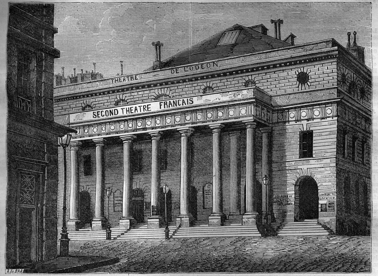 Kilátás a párizsi Theatre de l