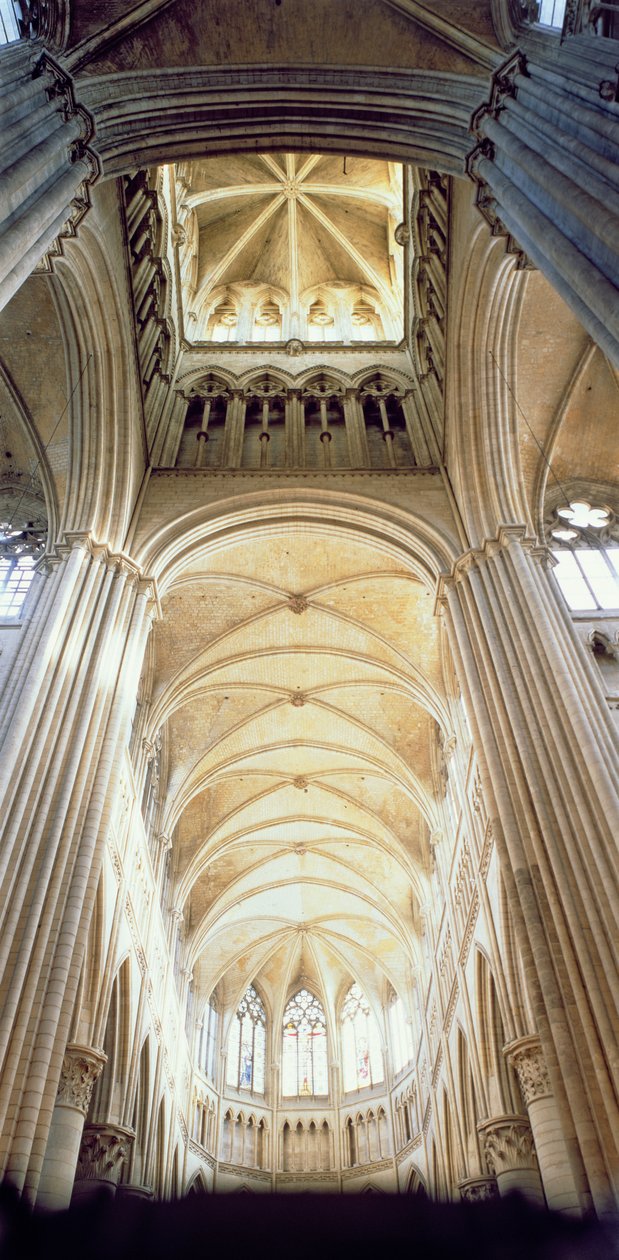 Kilátás a kórus boltozatára alkotó: French School