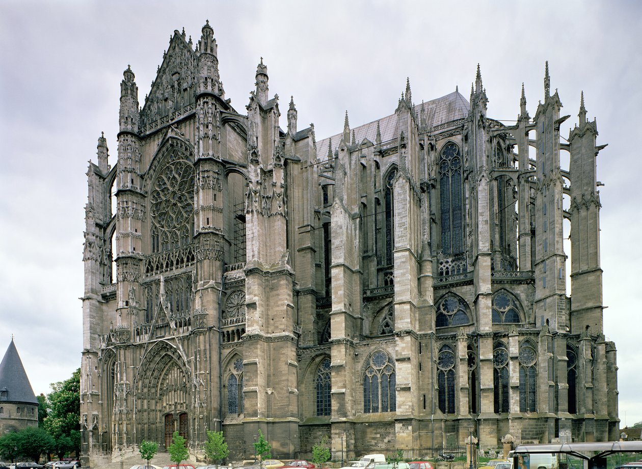 Külső nézet, 1225-ben kezdődött alkotó: French School