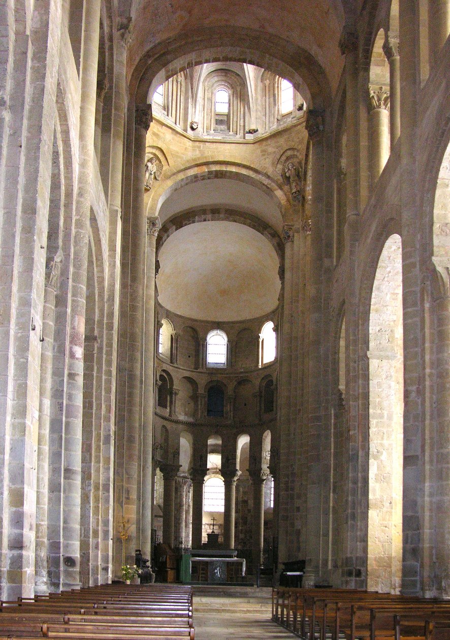 Kilátás a templomhajóra, 1050 körül alkotó: French School