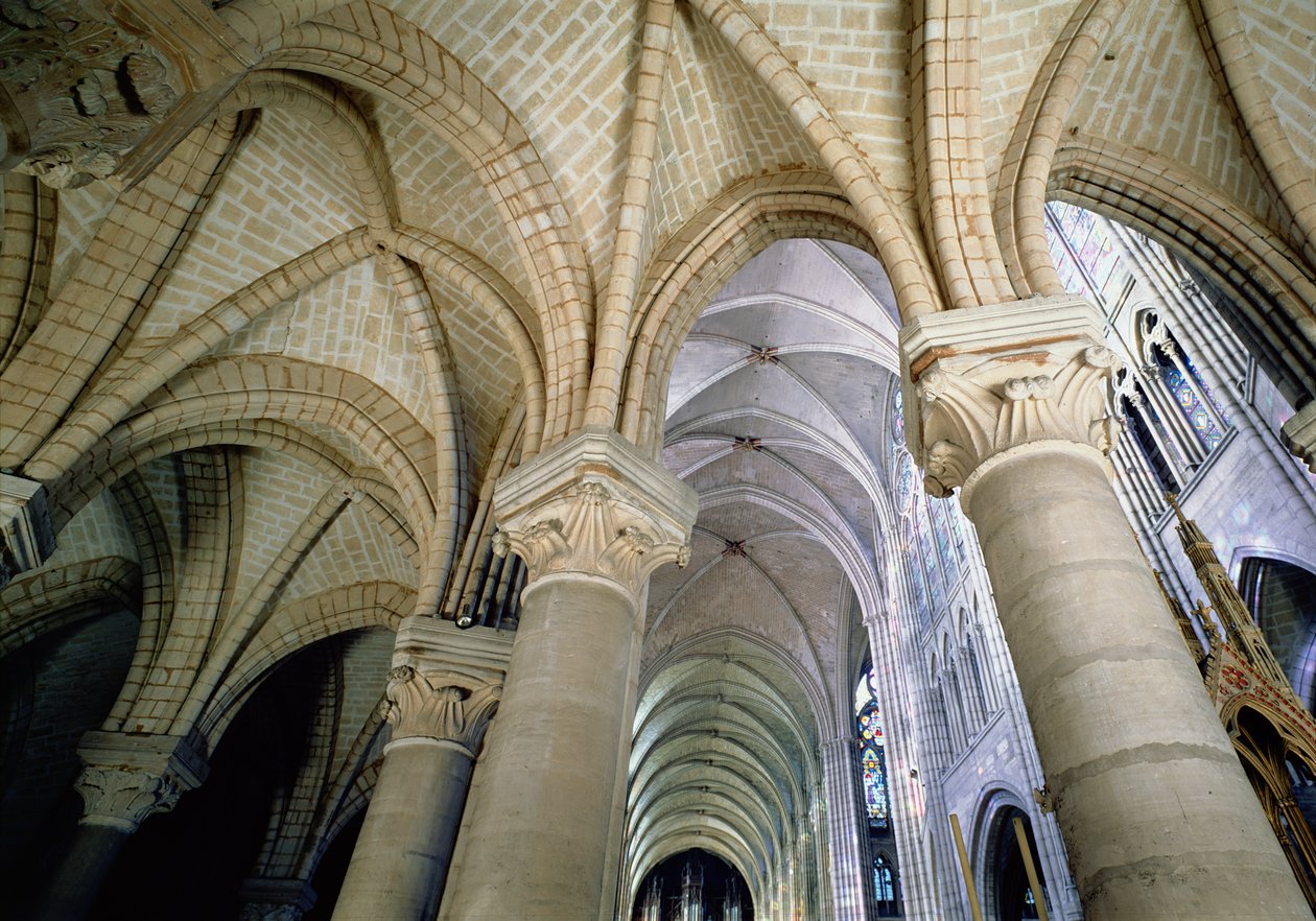 Kilátás az ambuláns boltívre, 1140-44 körül alkotó: French School