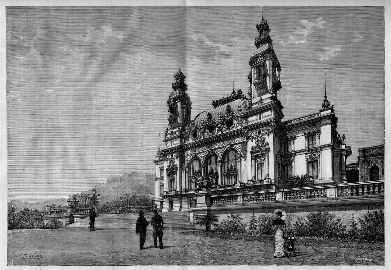 A Monte Carlo (Monte-Carlo) kaszinóján kívül nézték meg. alkotó: French School