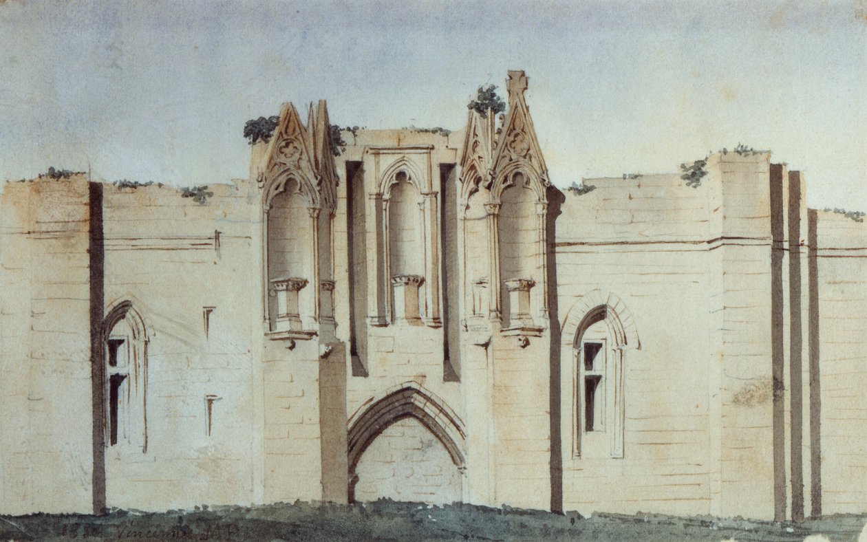 Vincennes kastély, Tour de Salves (akvarell) alkotó: French School