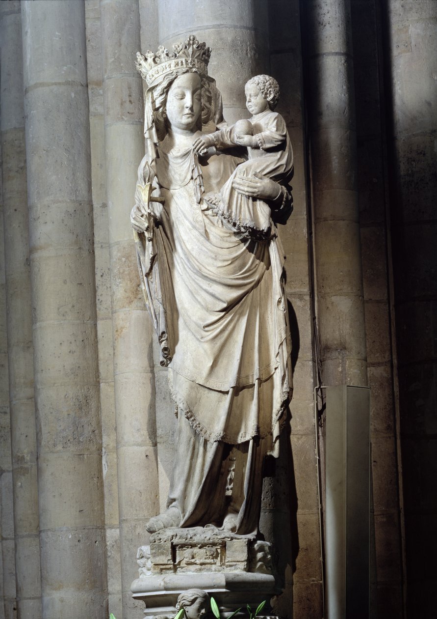 Szűz és Gyermek, a Notre-Dame de Paris néven alkotó: French School