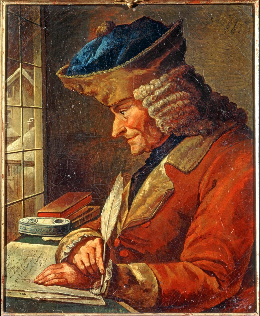 Voltaire (festmény vászonra) alkotó: French School
