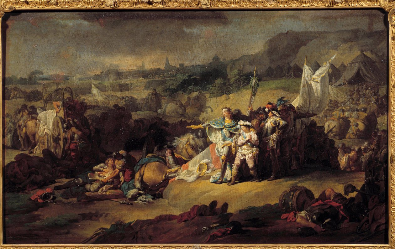 Ausztria örökösödési háborúja (1740-1748): "" A fontenoyi csata alkotó: French School